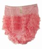 N30 glanzende pettipants met ruches